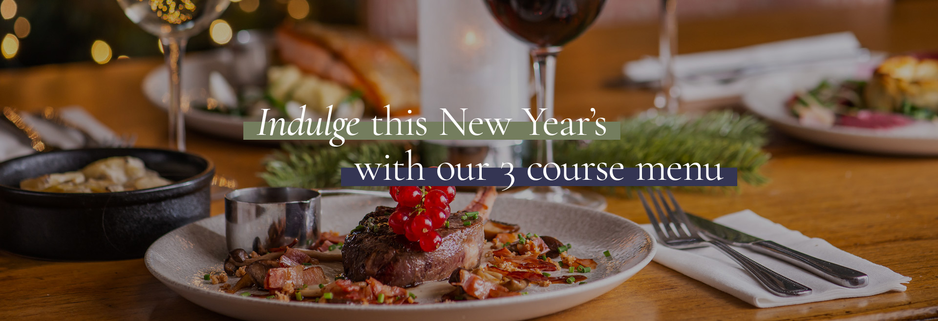 New Year's Menu at The Builder's Arms 